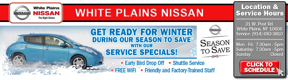 Westchester Nissan Service Specials serving New York
