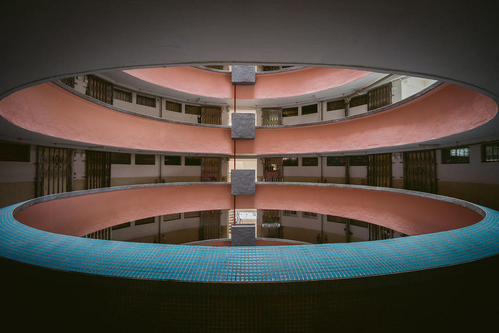 round building Lai Tak Tsuen, Hong Kong