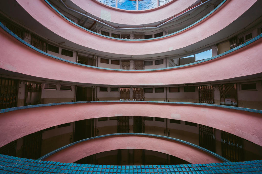 round building Lai Tak Tsuen, Hong Kong