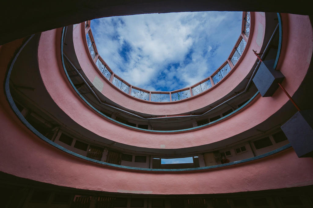 round building Lai Tak Tsuen, Hong Kong