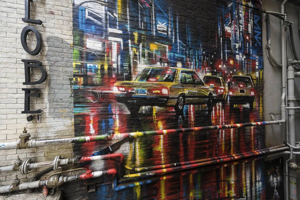 Graham Street graffiti, Hong Kong