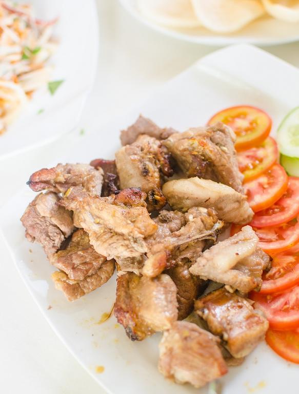 roast pork, restaurant in Hoi An, Vietnam