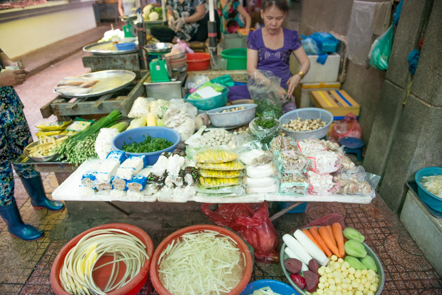 Cho Xom Chieu market, Ho Chi Minh, Vietnam