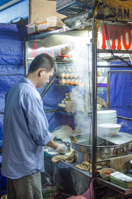beef entrails pho soup, Ho Chi Minh, Vietnam
