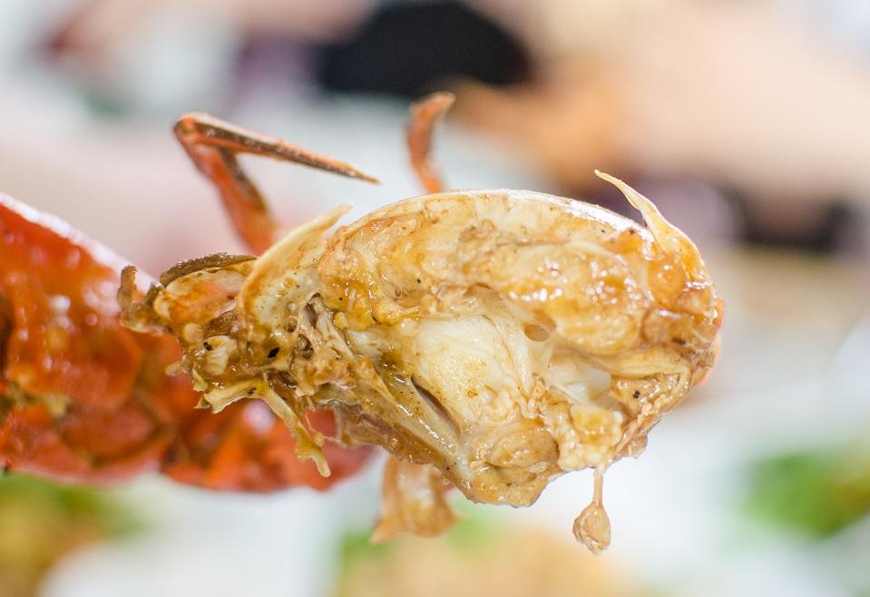 curry crab, restaurant in Hoi An, Vietnam