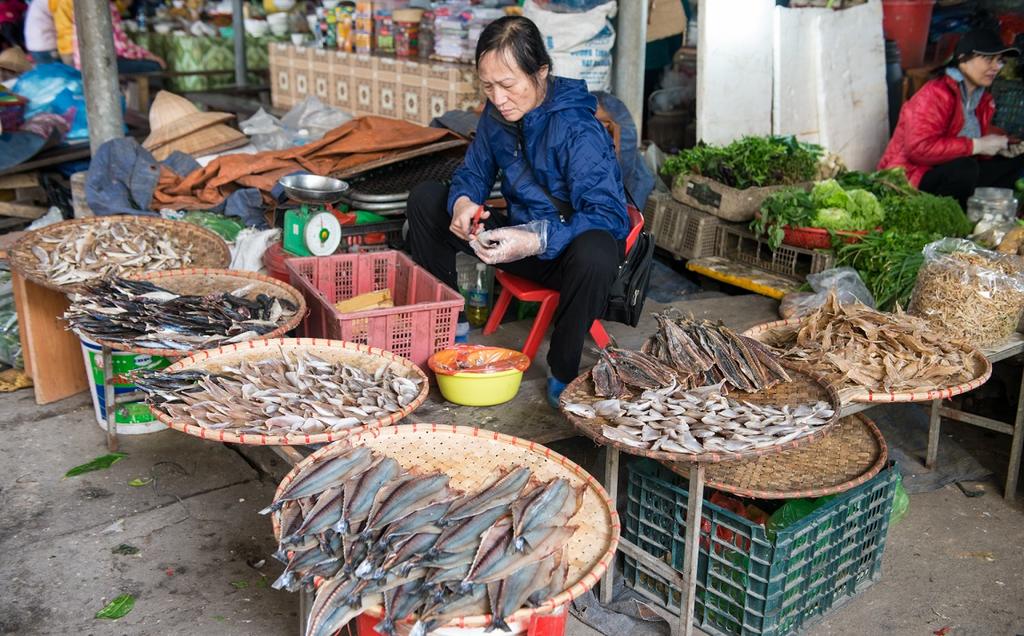 local market, Halong Bay, Vietnam