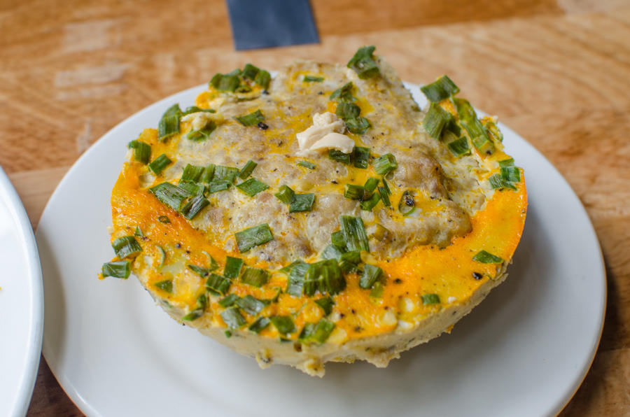 Vietnamese eggs shrimps cake, Ho Chi Minh, Vietnam