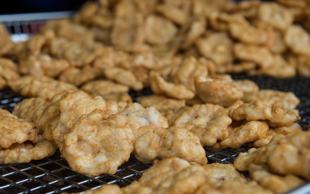 fried squid pancakes, Halong Bay, Vietnam