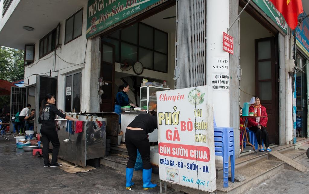pho restaurant in Halong Bay, Vietnam