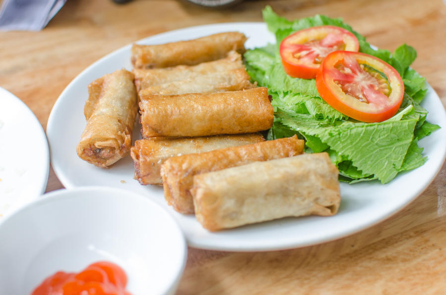 fried spring rolls, Ho Chi Minh, Vietnam