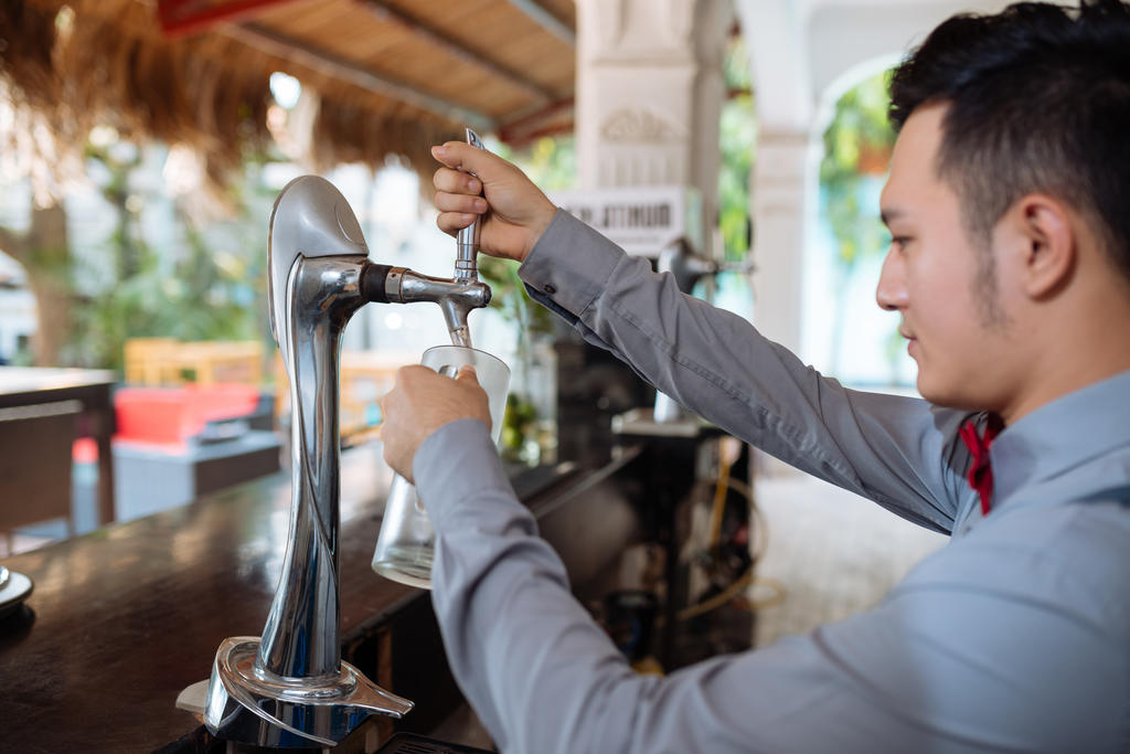 Bartender Pouring Draught