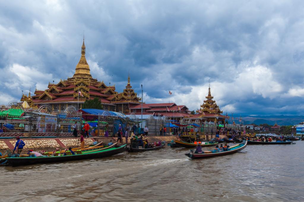 Temple at Inle Lake, Myanmar