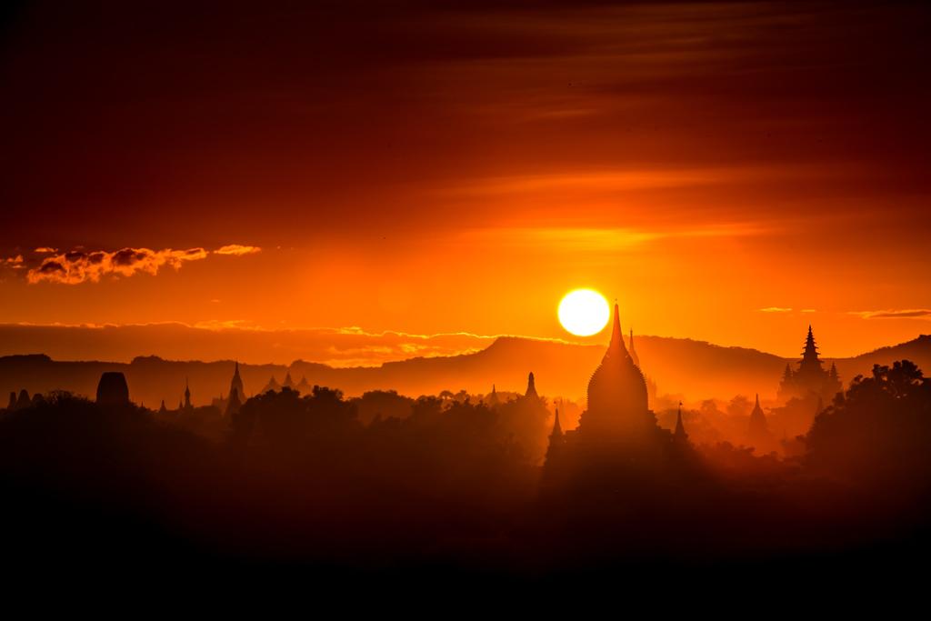 Sunrise in Bagan, Myanmar
