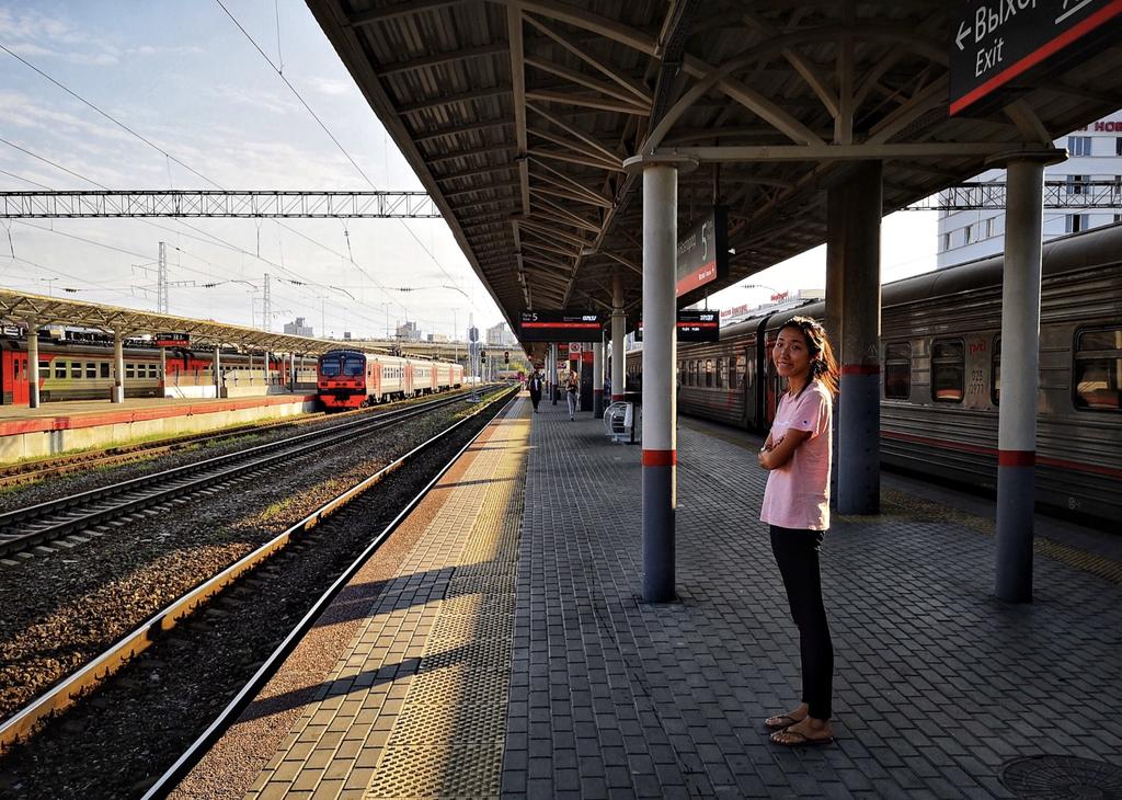 Moscow railway station, Beijing to Moscow by train