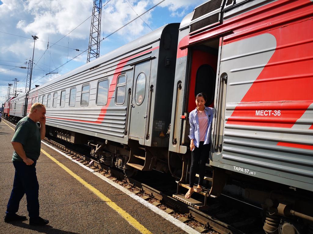stop in Siberia, Beijing to Moscow by train