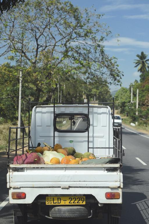 truck carrying fruits, Sri Lanka