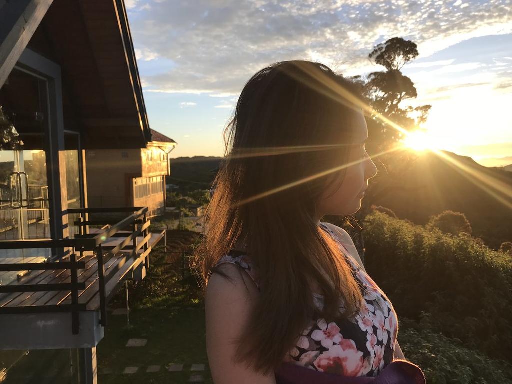 sunrise in Nuwara Eliya, Sri Lanka