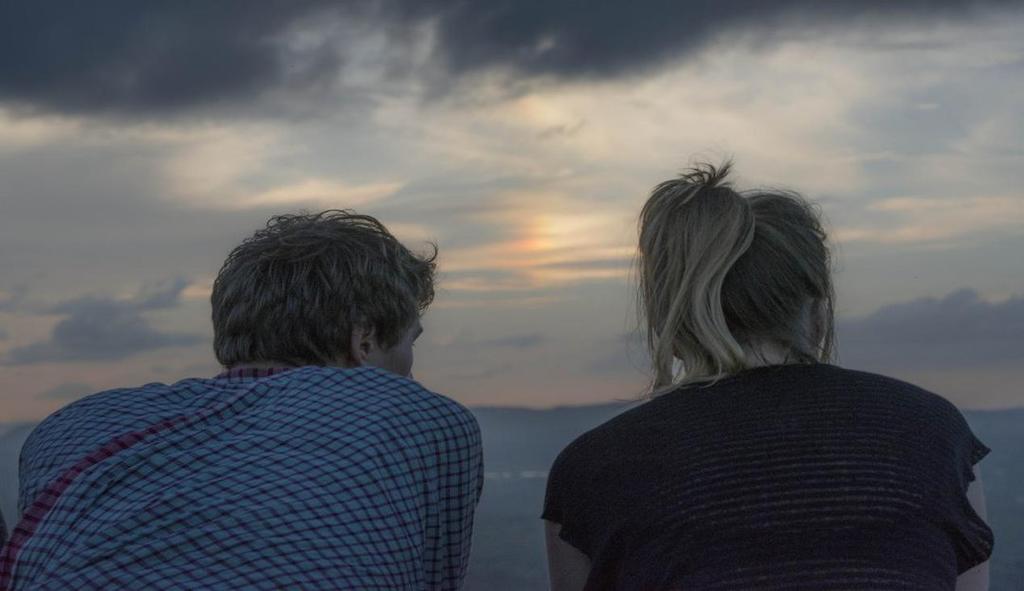 sunset and couple, Sigiriya Lion Rock, Sri Lanka