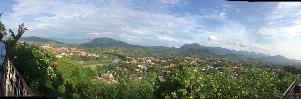 view of Luang Prabang from Phousi Mountain