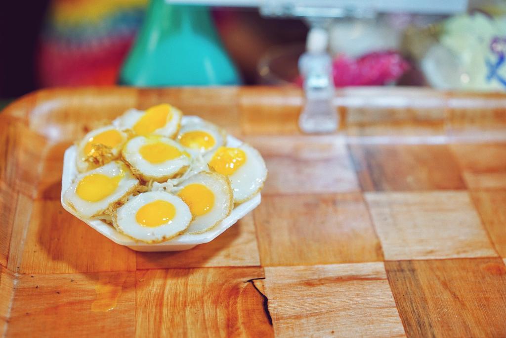 quail eggs at Train Night Market Ratchada, Bangkok