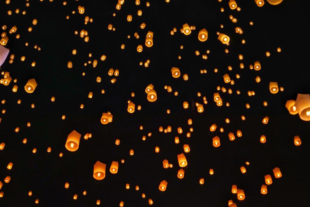 Lanna Festival (Yi Peng sky lanterns festival), Chiang Mai, Thailand