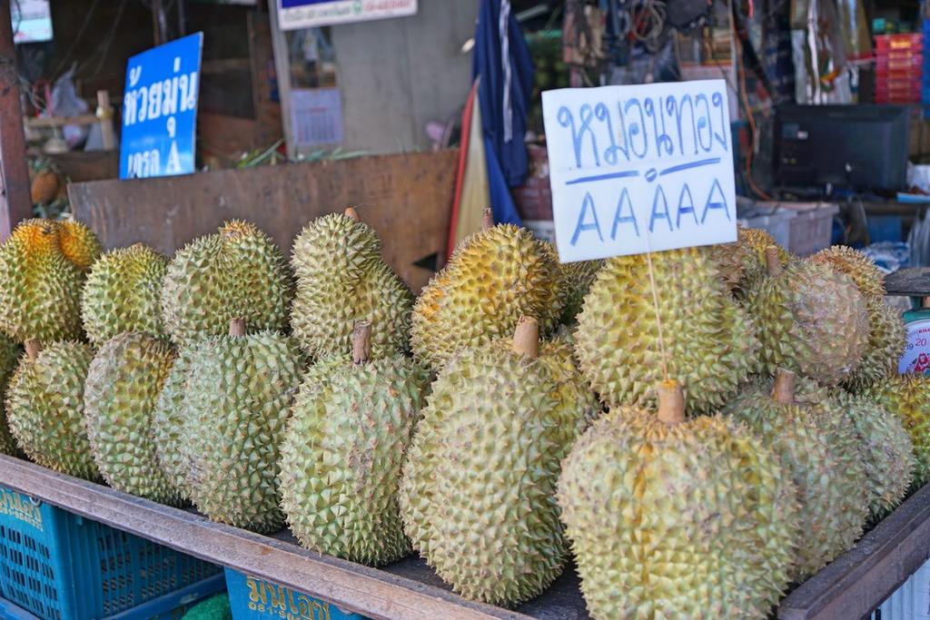 durians, Fruit Market, Chiang Mai, Thailand