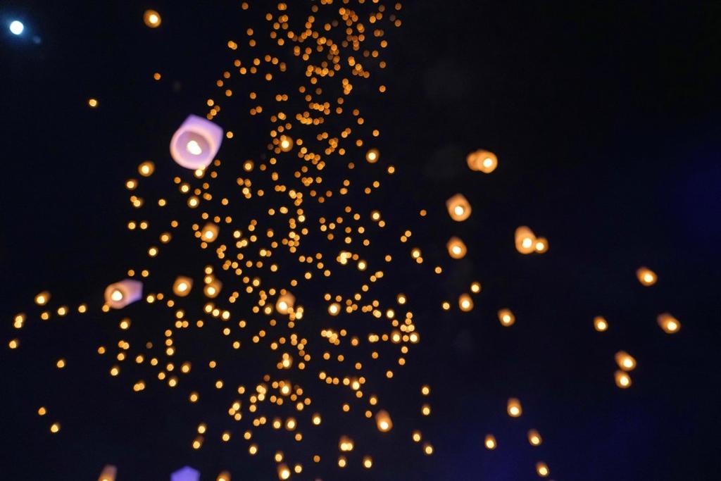 Lanna Festival (Yi Peng sky lanterns festival), Chiang Mai, Thailand