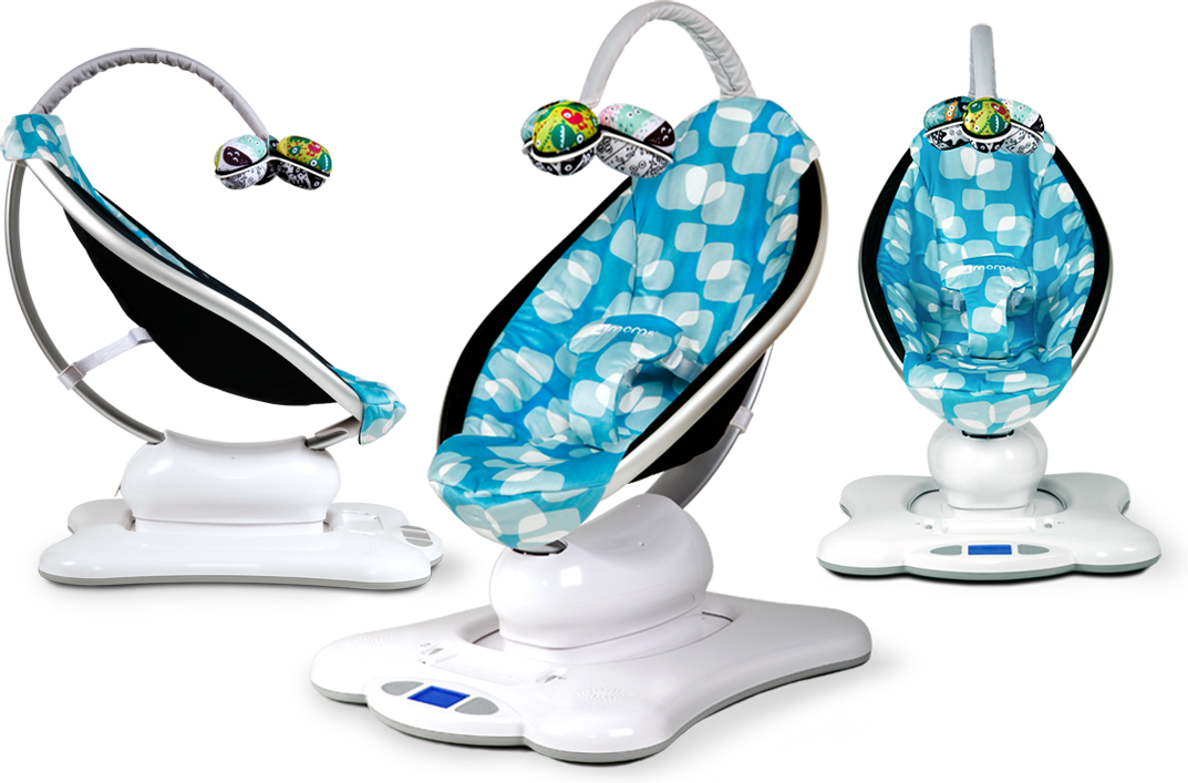 mamaRoo blue plush