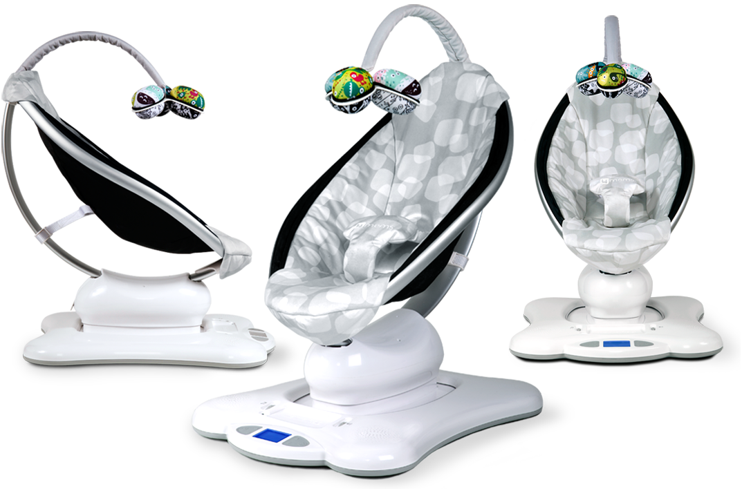 mamaRoo silver plush