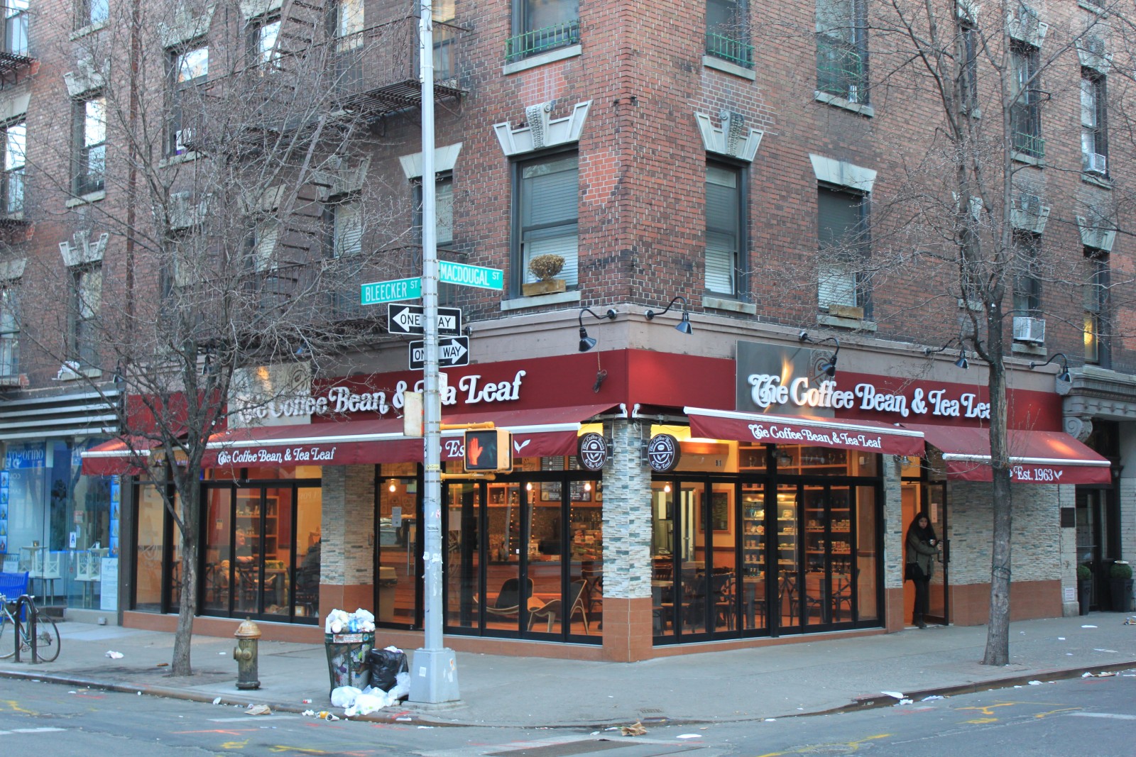 The Coffee Bean & Tea Leaf 189 Bleecker Street New York, NY 10012 on