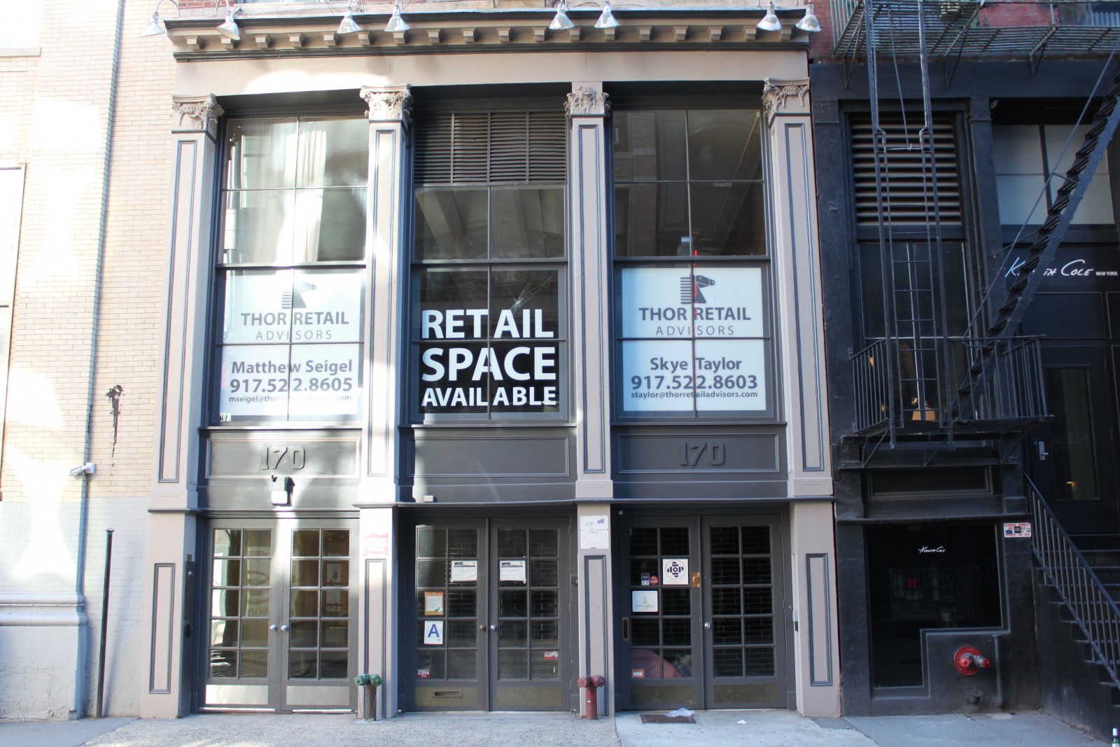 Retail location 170 Mercer St New York, NY 10012 on 4URSPACE Available