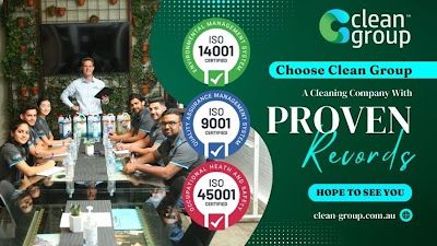 How does Clean Group ensure safety and cleanliness in childcare centres?