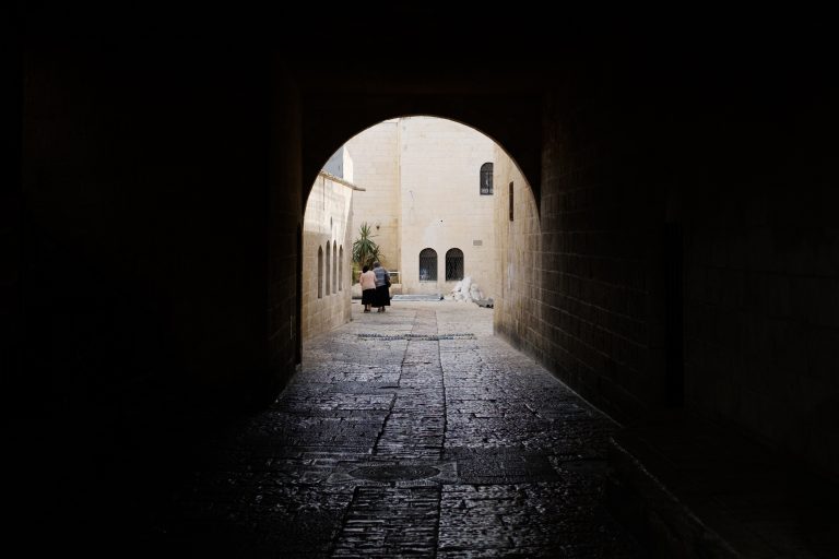 Arch and street scene
