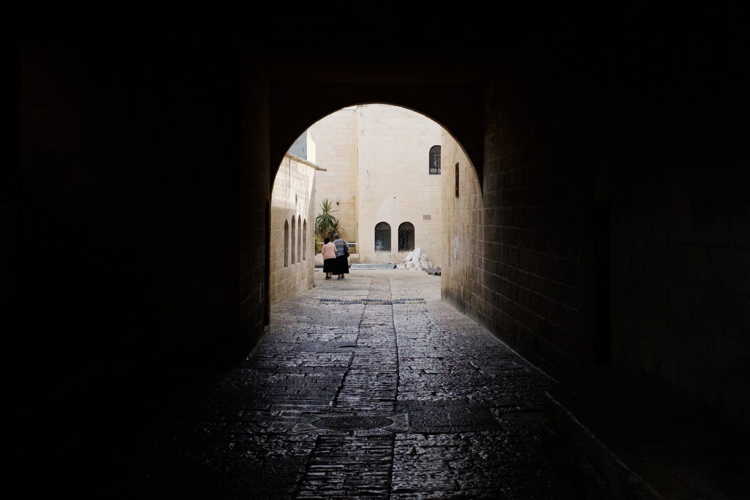 Arch and street scene