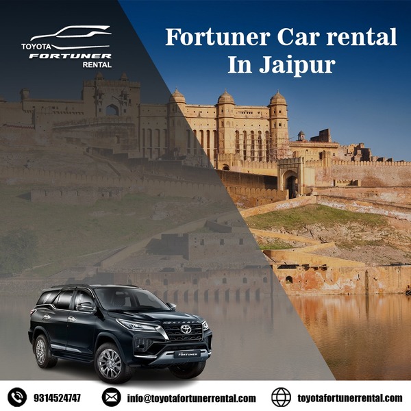 Fortuner car rental in rajasthan