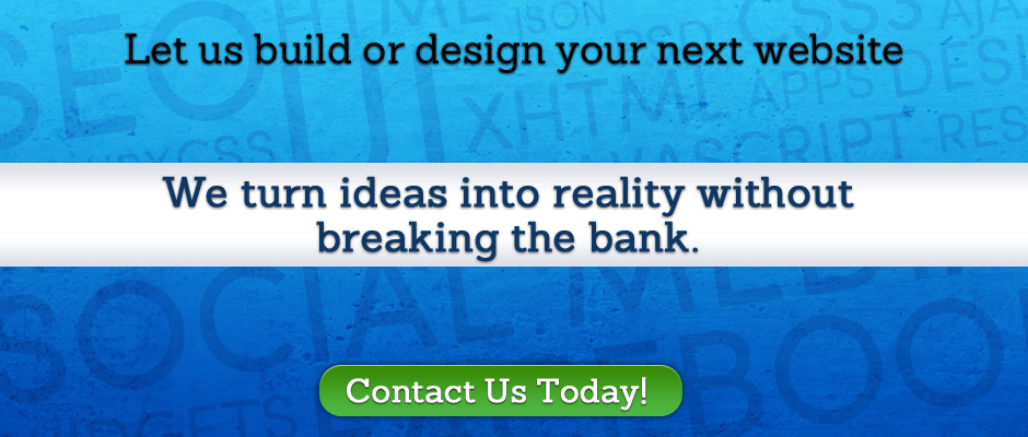 Get your website or design started today! Contact us