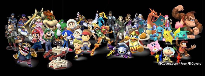 Smash Brothers Brawl Facebook Cover Photos