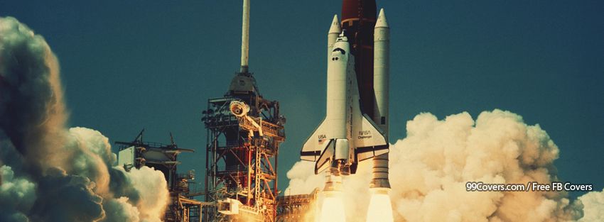 Space Shuttle Launch Facebook Covers