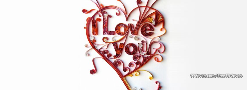 I Love You Facebook Cover Photos