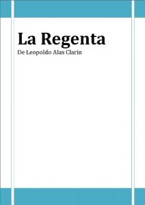 Descargar La Regenta pdf, epub, ebook