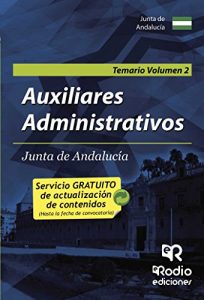 Descargar Auxiliares Administrativos de la Junta de Andalucía. Volumen 2 pdf, epub, ebook