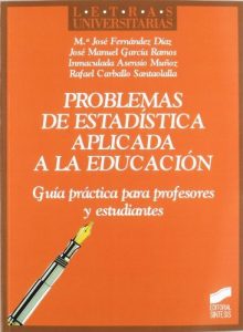 Descargar Problemas de estadística aplicada a la educación pdf, epub, ebook