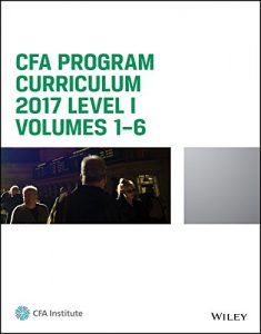 Descargar CFA Program Curriculum 2017 Level I, Volumes 1 – 6 (CFA Curriculum 2017) pdf, epub, ebook