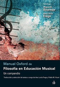 Descargar Manual Oxford de Filosofía en Educación Musical: Un compendio pdf, epub, ebook