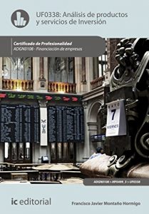 Descargar Análisis de productos y servicios de inversión. ADGN0108 pdf, epub, ebook