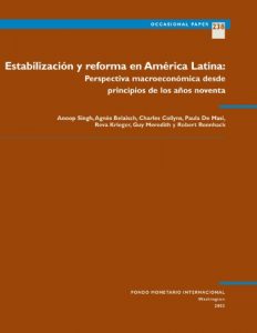 Descargar Estabilización y reforma en América Latina: Perspectiva macroeconómica desde principios de los años noventa (IMF’s Occasional Papers) pdf, epub, ebook