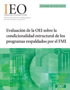 Descargar Evaluación de la OEI sobre la condicionalidad estructural de los programas respaldados por el FMI: pdf, epub, ebook