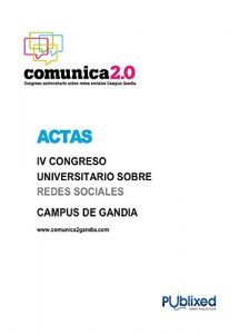 Descargar Actas del IV Congreso sobre Redes Sociales Campus de Gandia: Escribir en Internet pdf, epub, ebook