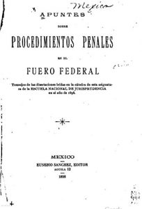 Descargar Apuntes Sobre Procedimientos Penales en El Fuero Federal pdf, epub, ebook