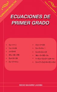 Descargar Ecuaciones de primer grado (Fichas de matemáticas nº 1) pdf, epub, ebook